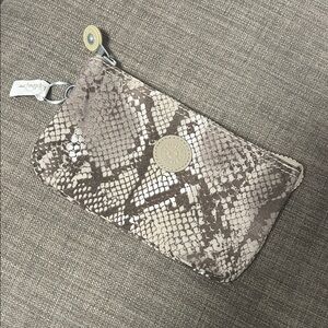 Kipling Beige Snake Print Wallet